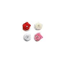 Curly rose white beige red pink