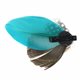 Duckclip feather turquoise