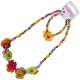 Children necklace assorted leaves