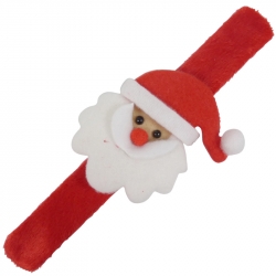 Slap Bracelet Large Santa Claus Red