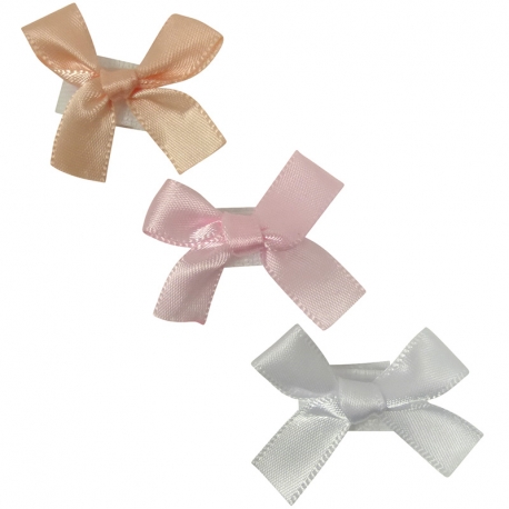 Velcro chiffon bow with ribbon