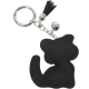 Keyholder Cat Stones Tassel Black