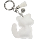Keyholder Cat Stones Tassel White