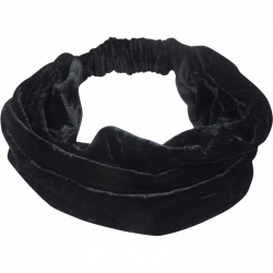 Headband Velvet 3-in-1 Black