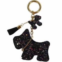 Keyholder Glitter Dogs Black