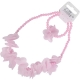 Children necklace/bracelet chiffon flowers