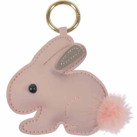 Keyholder Rabbit Pompom Pink
