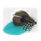 Duckclip feather turquoise
