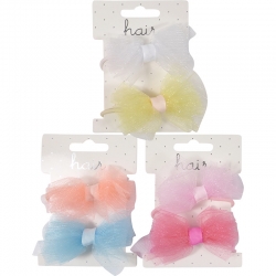 Ponytailer tulle bow