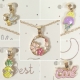 Children necklace assorted charms gold