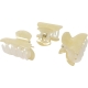 Claw clip 4.0cm nacre ivory