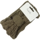 Headband Knitted Cable Pattern Dark Taupe