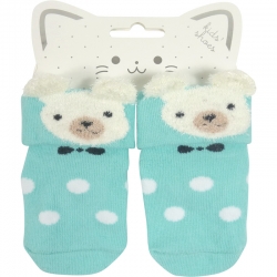 Baby Socks Animal Turquoise