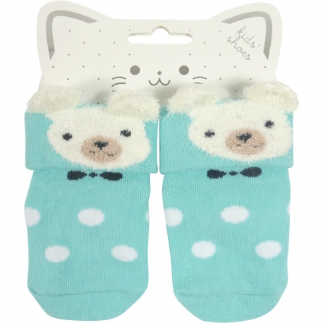 Baby Socks Animal Turquoise