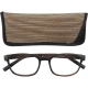 Leesbril Zwart/Bruin