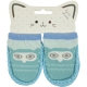Baby Shoes Owl Light Blue