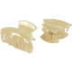 Claw clip 4.0cm marble ivory
