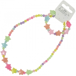 Children necklace/bracelet multi stars