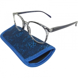 Reading glasses grey pattern