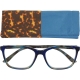 Leesbril Blauw/Beige Marmer