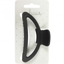 Claw clip 8.0cm oval matte black