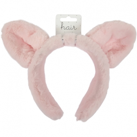 Aliceband 4.0cm big ears pink