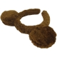 Aliceband 2.5cm teddy bear brown