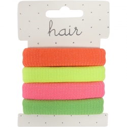 Elastic knitted neon