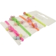 Ponytailer braided/beads neon