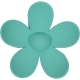 Claw clip 8.0cm flower turquoise