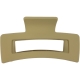 Claw clip 9.0cm open rectangle beige