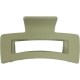 Claw clip 9.0cm open rectangle light green