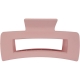 Claw clip 11.0cm open rectangle light pink