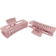 Claw clip 11.0cm open rectangle light pink