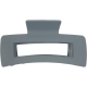 Claw clip 11.0cm open rectangle grey blue
