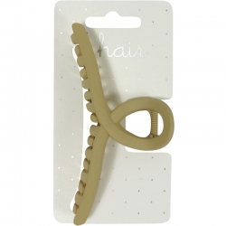 Claw clip 11.0cm loop beige