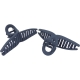 Claw clip 11.0cm loop navy