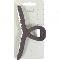 Claw clip 13.0cm loop taupe